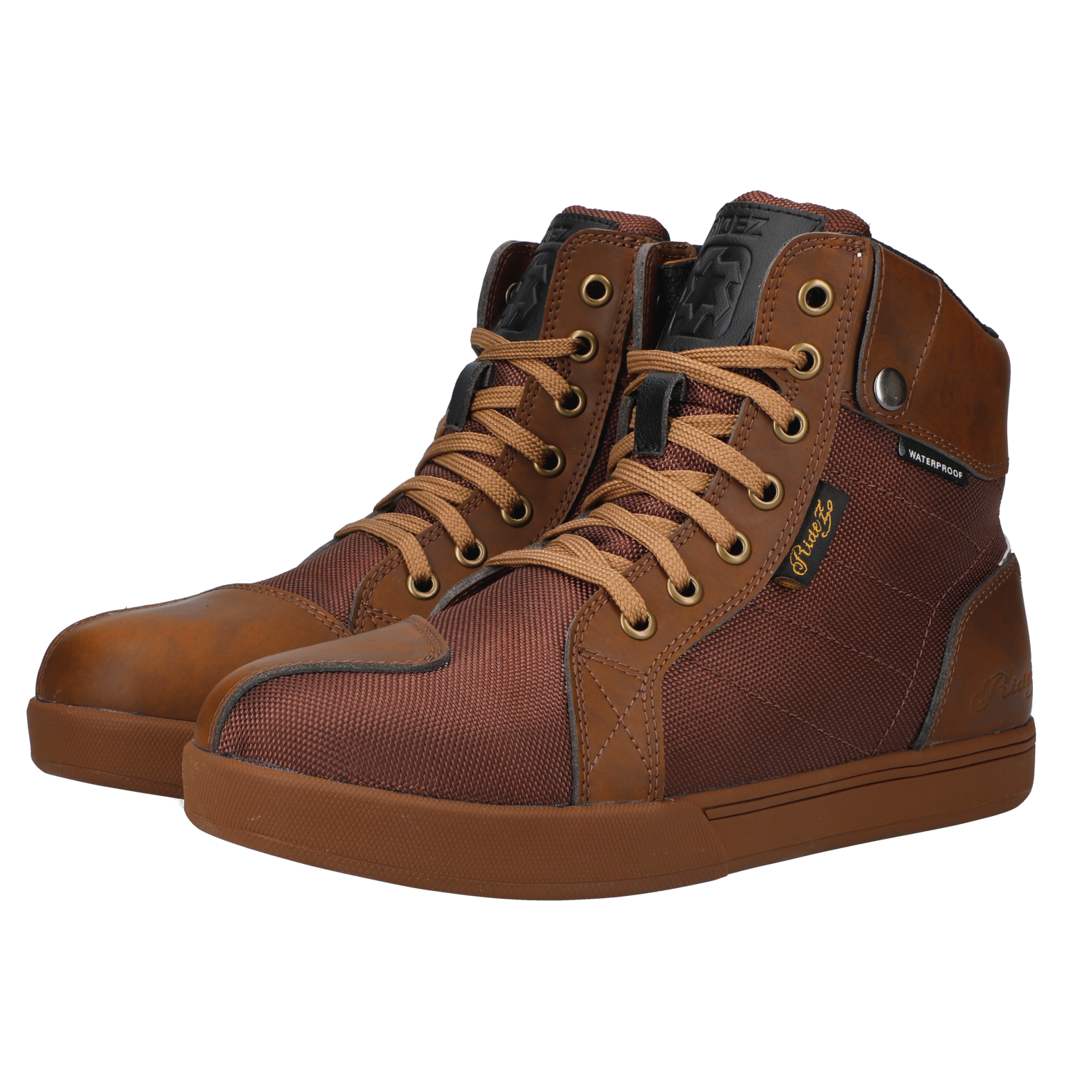 RIDEZ SNEAKERS MOTO-AW BROWN Riding Shoes
